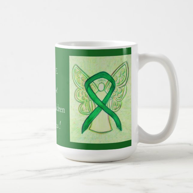 Mug Manquant de sensibilisation des enfants Ruban Ange (Droite)