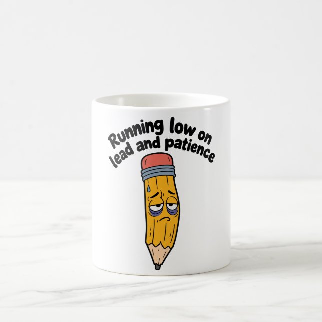 Mug Manque de plomb et de patience ✏️ (Centre)