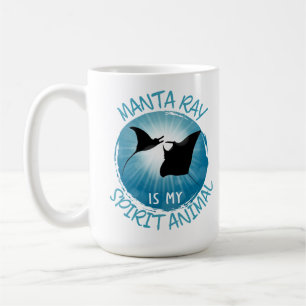 Mug Manta Ray est mon esprit animal