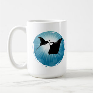 Mug Manta Ray Vie aquatique sous-marine