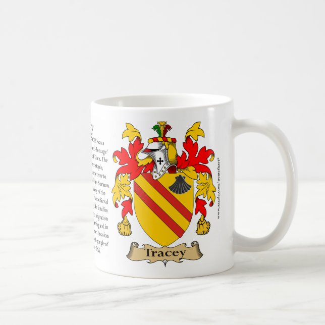 Mug Manteau d'Ahern de crête de famille de "Ahern" (Droite)