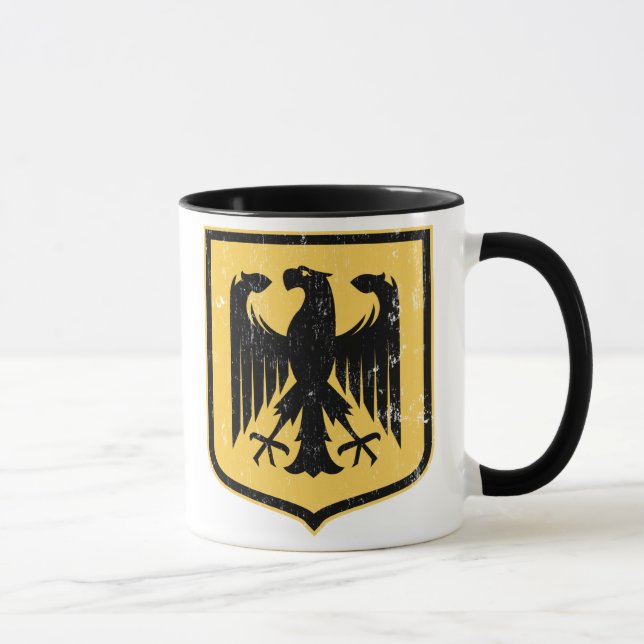 Mug Manteau d'Allemand Eagle - du Deutschland des bras (Droite)