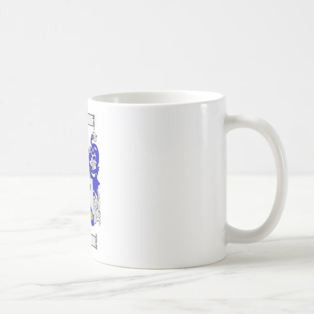 Mug Manteau de Clark des bras (anglais) (Droite)