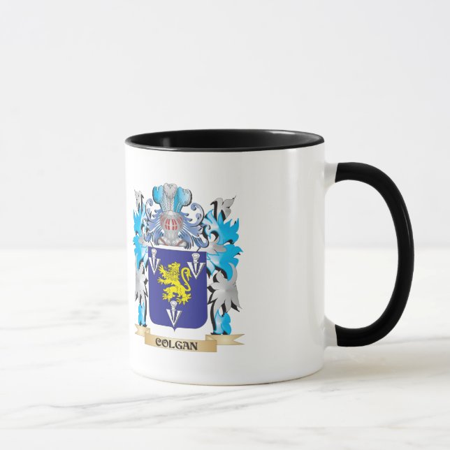 Mug Manteau de Colgan des bras - crête de famille (Droite)