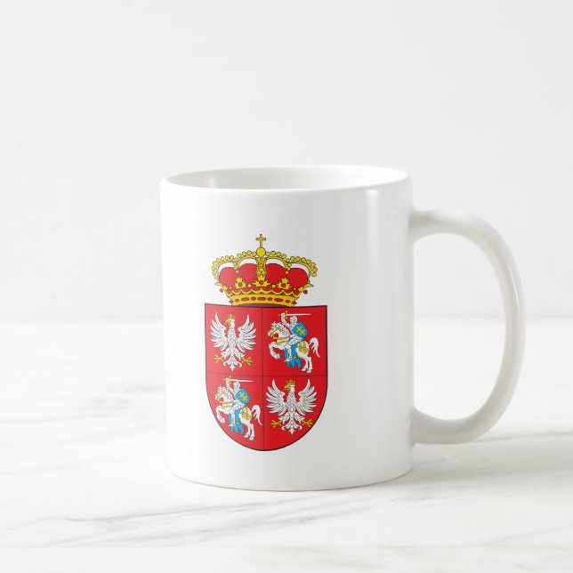Mug Manteau de Commonwealth des bras lithuanien (Droite)