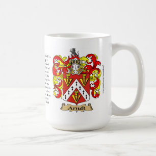 Mug Manteau de famille d'Arndt des bras (crête)