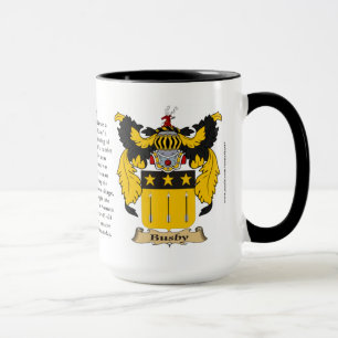 Mug Manteau de famille de bonnet de fourrure des bras
