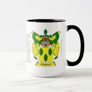 Mug Manteau de famille de Cleary des bras