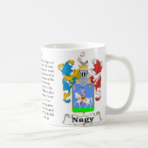 Mug Manteau de famille de Nagy des bras hongrois une