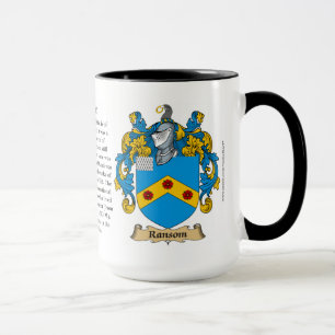 Mug Manteau de famille de rançon des bras