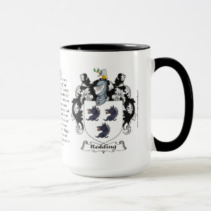 Mug Manteau de famille de Redding des bras