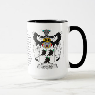 Mug Manteau de famille de Trimble des bras
