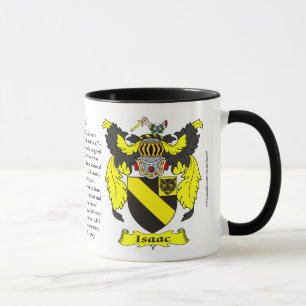 Mug Manteau de famille d'Isaac des bras