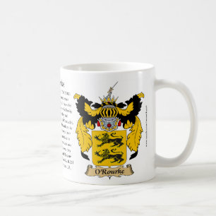 Mug Manteau de famille d'O'Rourke des bras
