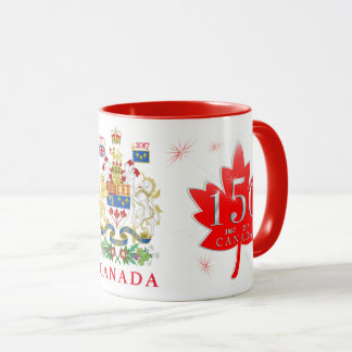 Mug Manteau de feux d'artifice de feuille d'érable du