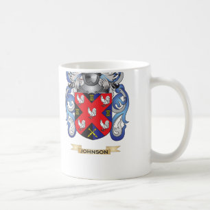 Mug Manteau de Johnson des bras (crête de famille)
