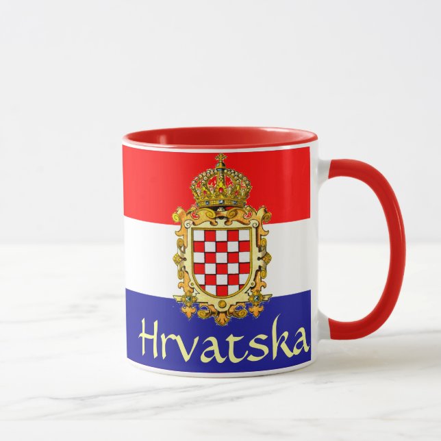 Mug Manteau de la Croatie des bras (Droite)