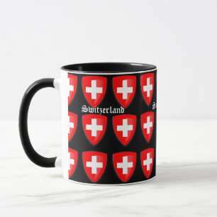 Mug Manteau de la Suisse de texte suisse de souvenir