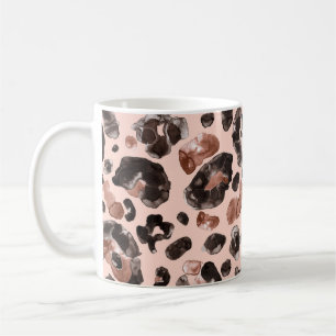 Mug Manteau de léopard, peau d'animal sans couture mot