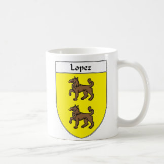 Mug Manteau de Lopez des bras/de crête de famille