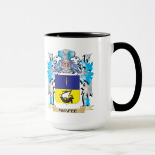 Mug Manteau de Mcafee des bras - crête de famille