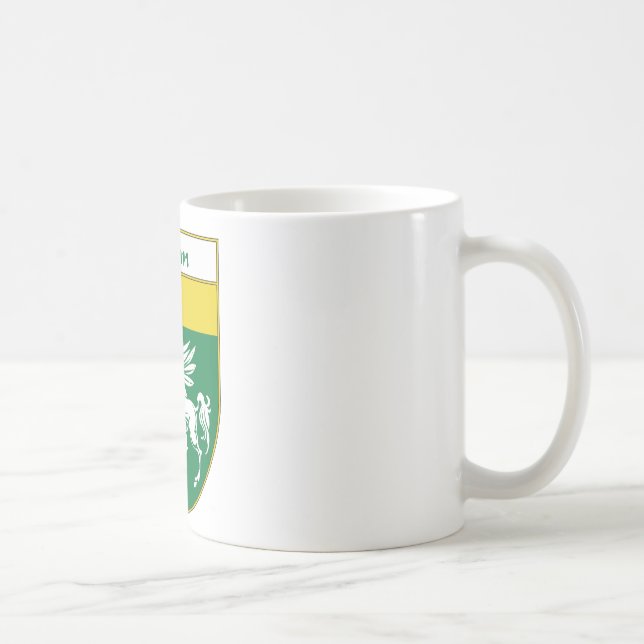 Mug Manteau de Quinn des bras/de crête de famille (Droite)
