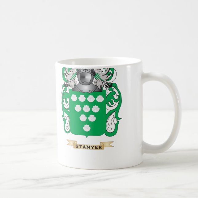 Mug Manteau de Stanyer des bras (crête de famille) (Droite)