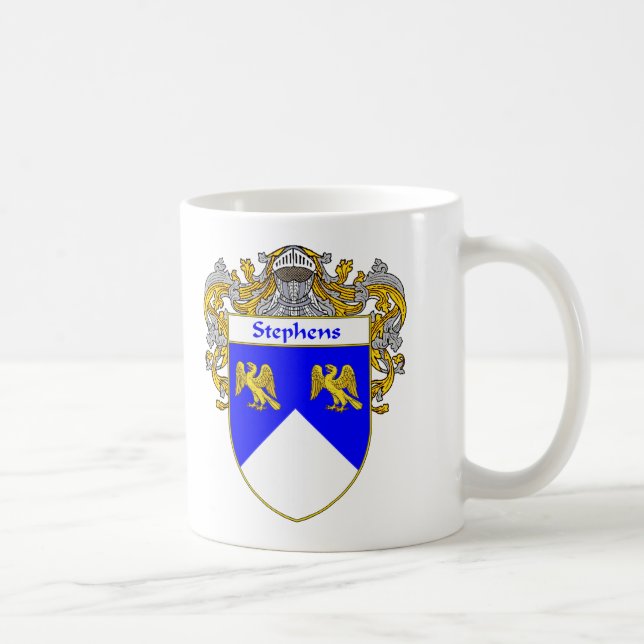 Mug Manteau de Stephens des bras/de crête de famille (Droite)