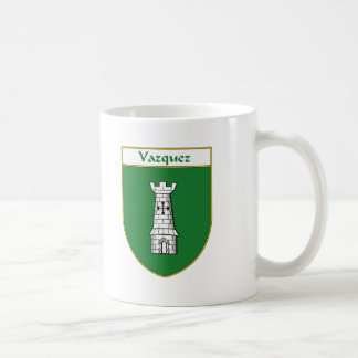 Mug Manteau de Vazquez des bras/de crête de famille