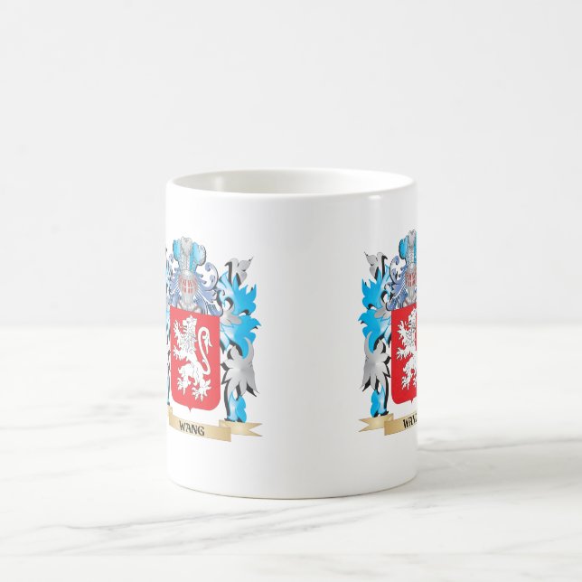 Mug Manteau de Wang des bras - crête de famille (Centre)