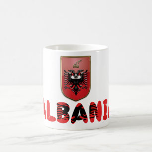 Mug Manteau des bras albanais