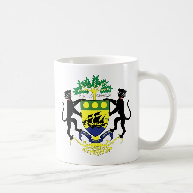 Mug Manteau du Gabon des bras (Droite)