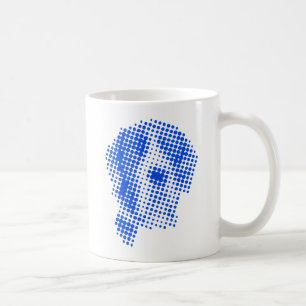 Mug Manteldogge abstrait