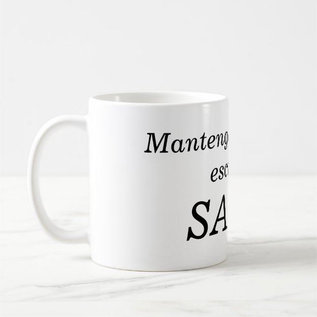 Mug mantengan la calma (Gauche)