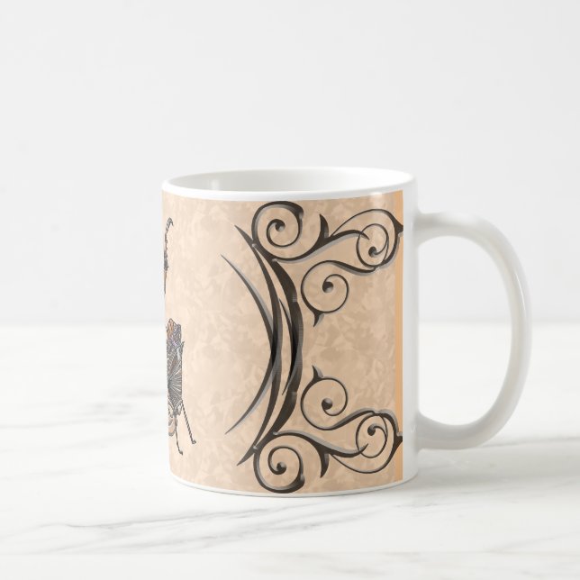 Mug Mantis à feuilles mortes (Droite)