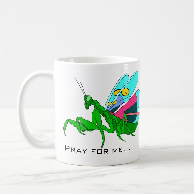 Mug Mantis de prière colorée (Gauche)