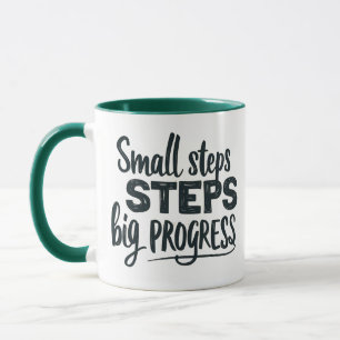 Mug Mantra Motivationnel : petits pas, grands progrès