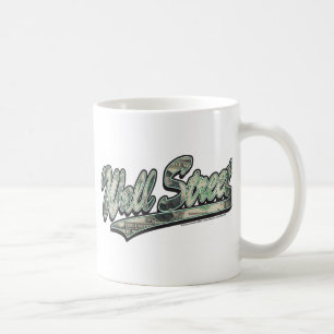 Mug Manuscrit de base-ball de Wall Street, finance