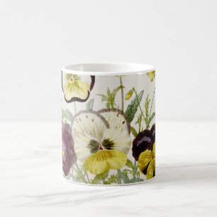 Mug Manuscrit vintage peint 2 de bouquet de fleur