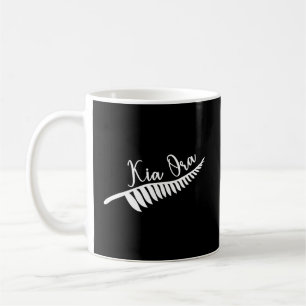 Mug Maori Kia Ora Silver Fern Tribal Tattoo Nouvelle-Z