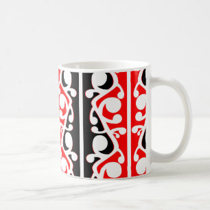 Mug Maori Kowhaiwhai Motif traditionnel