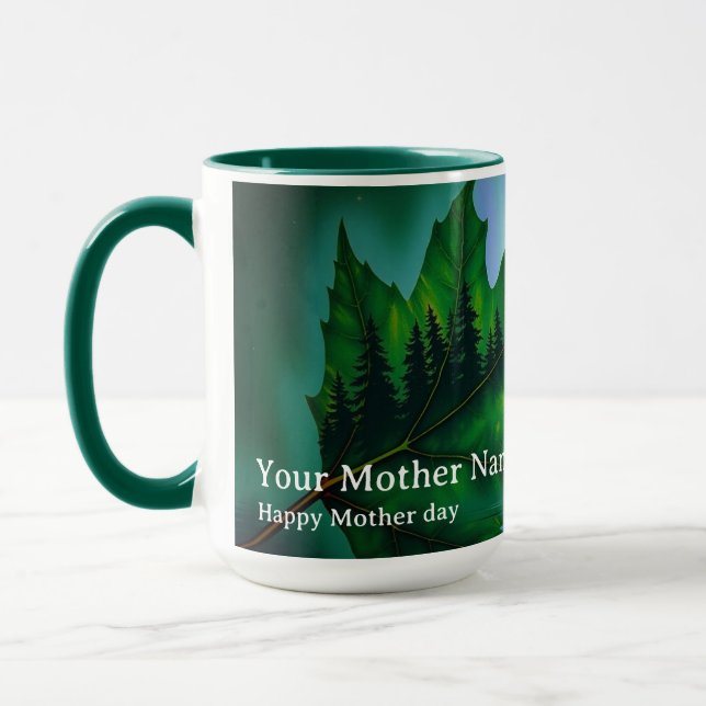 Mug Maple Aurora Canoe River Guidance (Gauche)