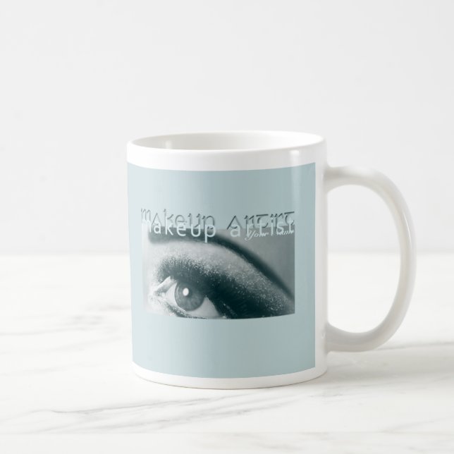 Mug Maquillage Artiste 1 - Mug, Coupe (Droite)