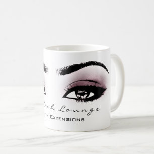 Mug Maquillage Artiste Eyelash Extension Eggplant Oeil