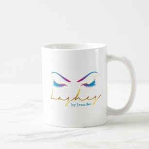Mug Maquillage Artiste Eyelash Lashes Déchets de peint