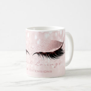 Mug Maquillage de rose en pastel de studio d'extension
