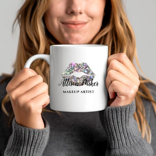 Mug Maquilleuse Professionnelle Bisous aux Lèvres Pail