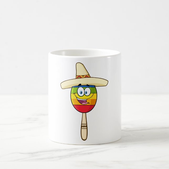 Mug Maraca avec Sombrero Fiesta Colorée (Créateur téléchargé)