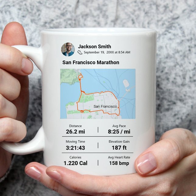 Mug Marathon | Demi-Marathon Meilleur coureur Cadeau (Créateur téléchargé)