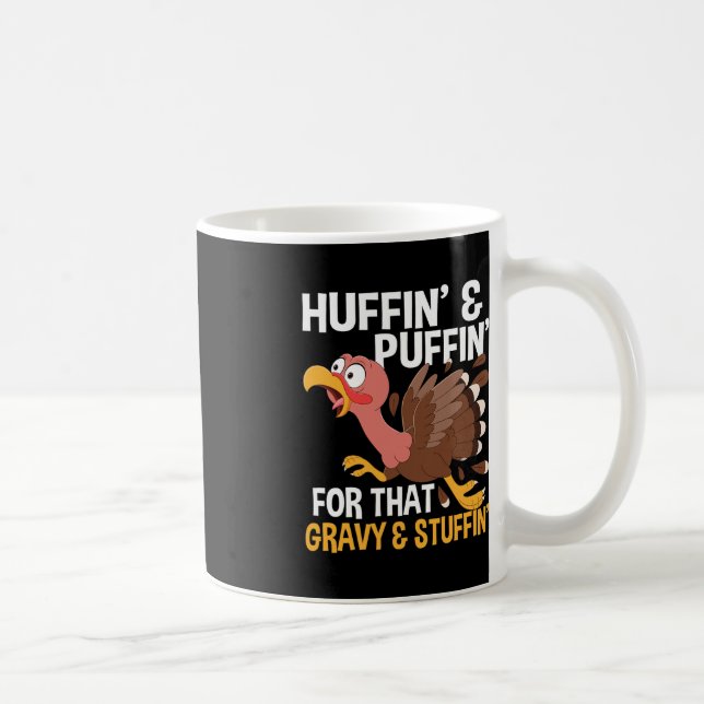 Mug Marathon Thanksgiving Courir Turquie Automne H Aut (Droite)